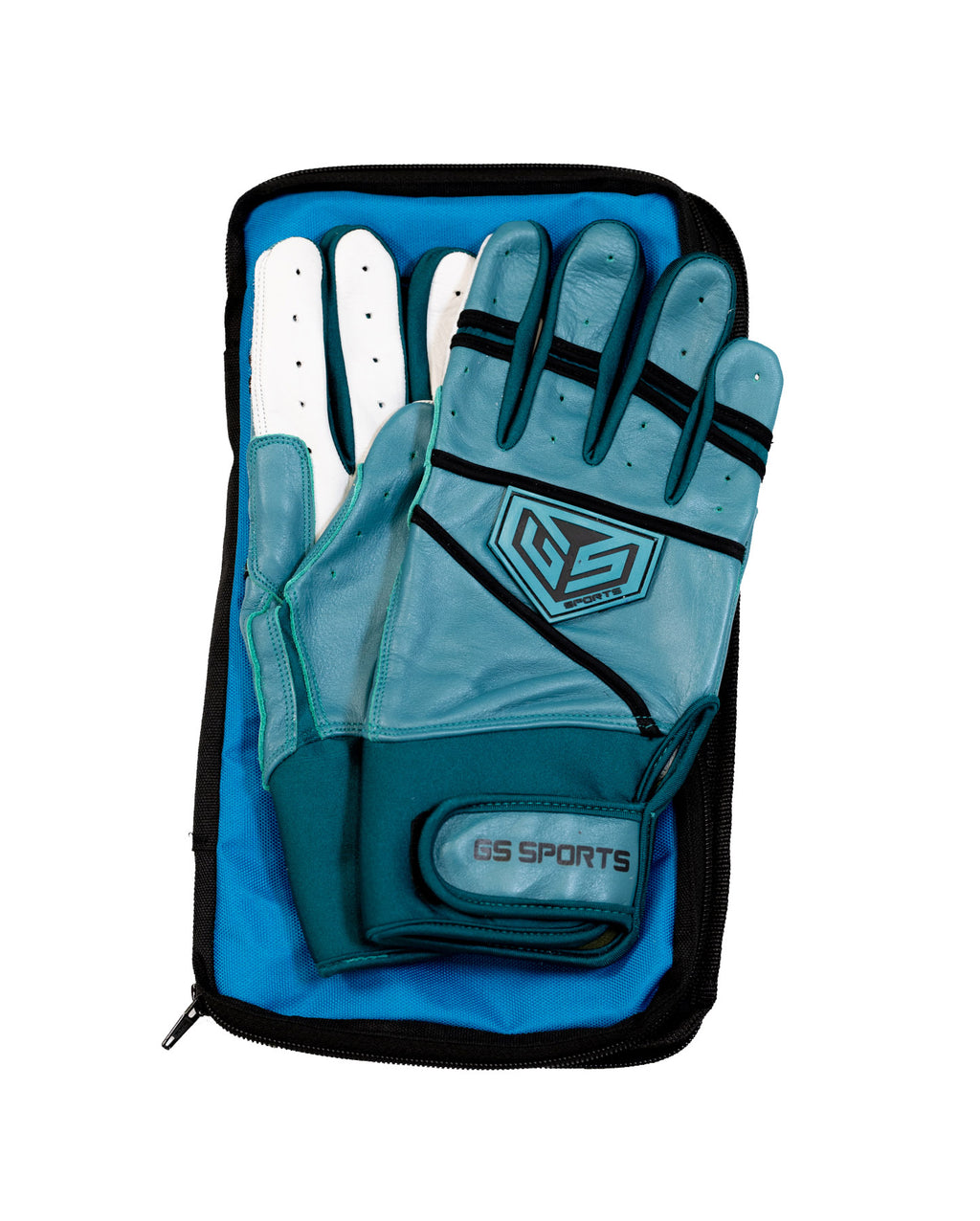 GS Sports Apex Premium Leather Batting Glove - Teal