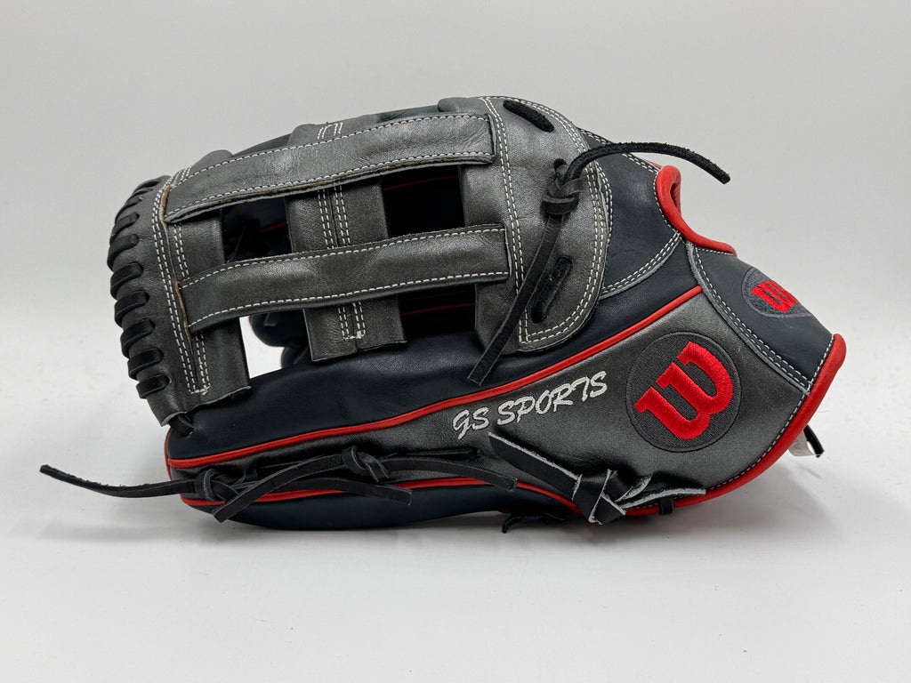 Wilson A2000 1799 12.75" H Web GS Exclusive 2020 - Navy / Gunmetal / Red LHT