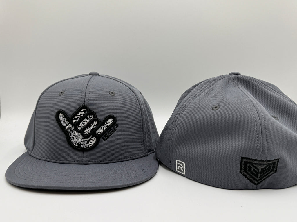 GS Sports Floral Shaka PTS20 Hat - Charcoal