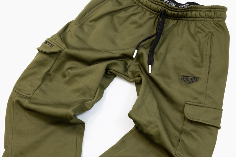 GS Sports Fleece Cargo Pants V5 - Olive