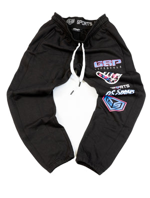 GSP 10YR Anniversary Ultra Fleece Sweat Pants - Black South Beach