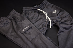 GS Sports Fleece Cargo Pants V5 - Charcoal Grey