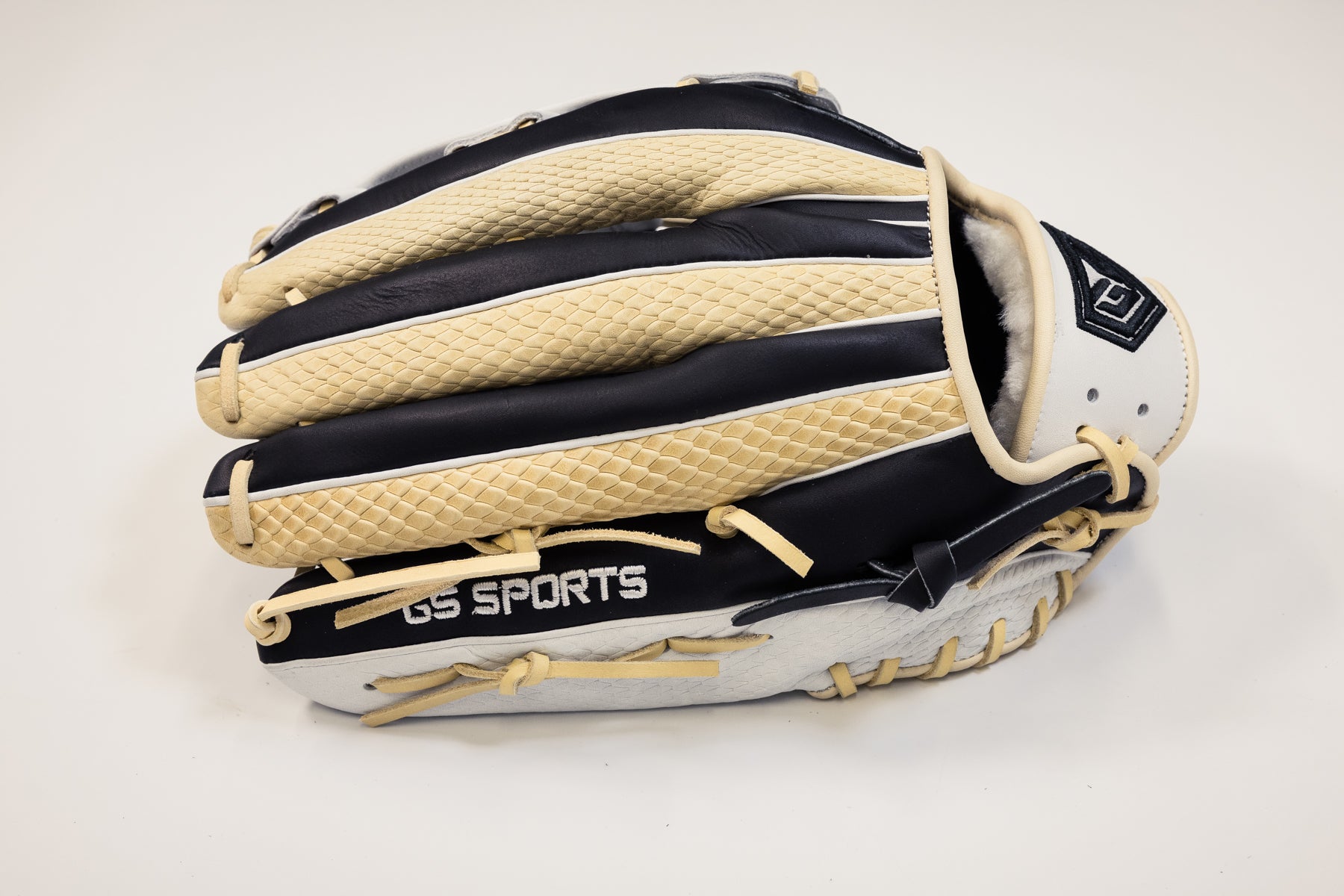MITSUI SPORTS DIAMOND GLOVE ゴールド GS Sports Signature Series H Web Ball Glove - Blonde White Black Snake