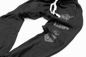 GSP 10YR Anniversary Light Fleece Sweat Pants  - Black