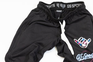 GSP 10YR Anniversary Light Fleece Sweat Pants - Black South Beach