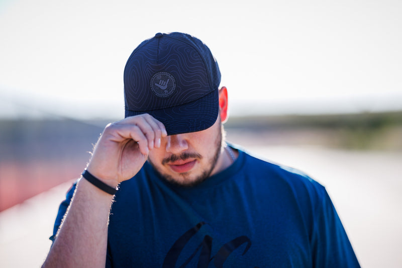 Icon Modern Snapback Hat - Good Vibes Black Adventure