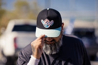 Icon Modern Snapback Hat - Black & Mint Shaka