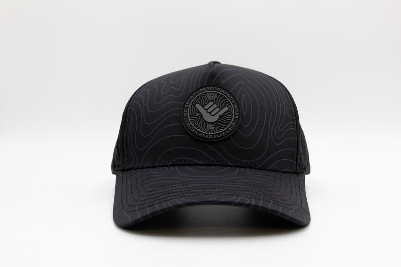 Icon Modern Snapback Hat - Good Vibes Black Adventure