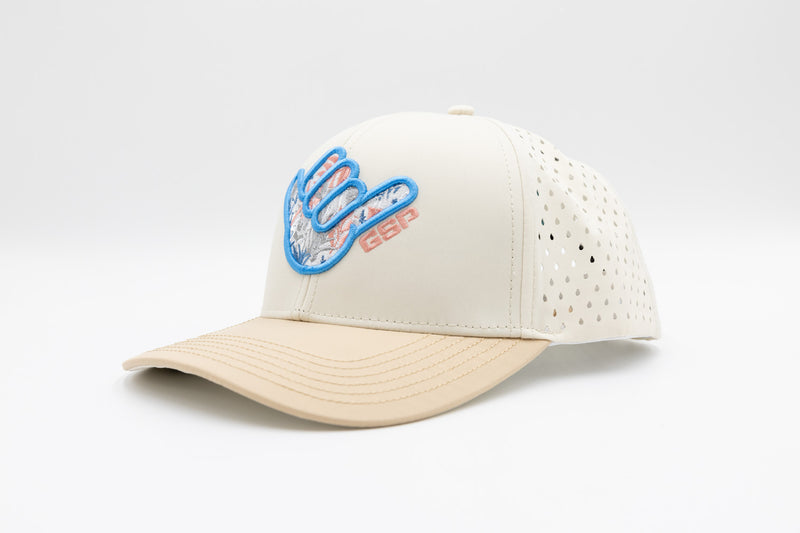 Icon Classic Snapback Hat - Latte Shaka