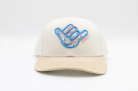 Icon Classic Snapback Hat - Latte Shaka