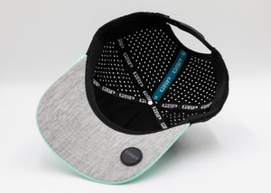 Icon Modern Snapback Hat - Black & Mint Shaka