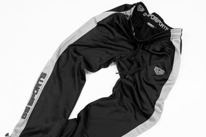 GS Sports Fleece Pants V6 - Black with Heather Grey Panel