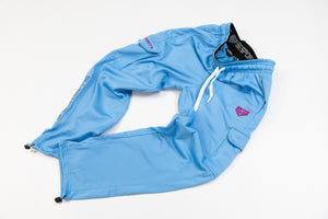 GS Sports Fleece Cargo Pants V6 - Baby Blue / Purple