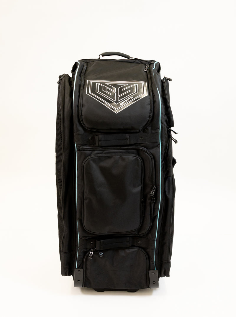 GS Sports Supreme v2 Roller Bag - Black with Baby Blue Accents * LIMITED EDITION *