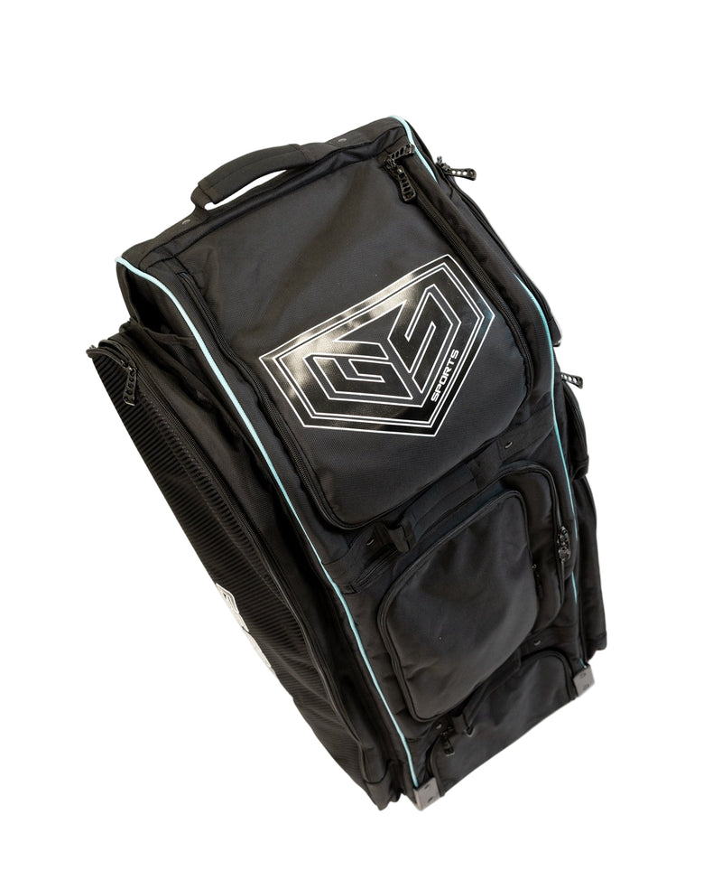 GS Sports Supreme v2 Roller Bag - Black with Baby Blue Accents * LIMITED EDITION *