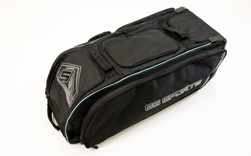 GS Sports Supreme v2 Roller Bag - Black with Baby Blue Accents * LIMITED EDITION *