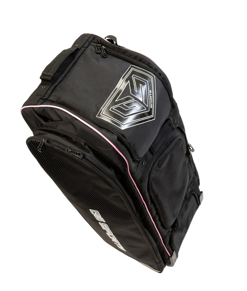 GS Sports Supreme v2 Roller Bag - Black with Bubble Gum Pink Accents * LIMITED EDITION *