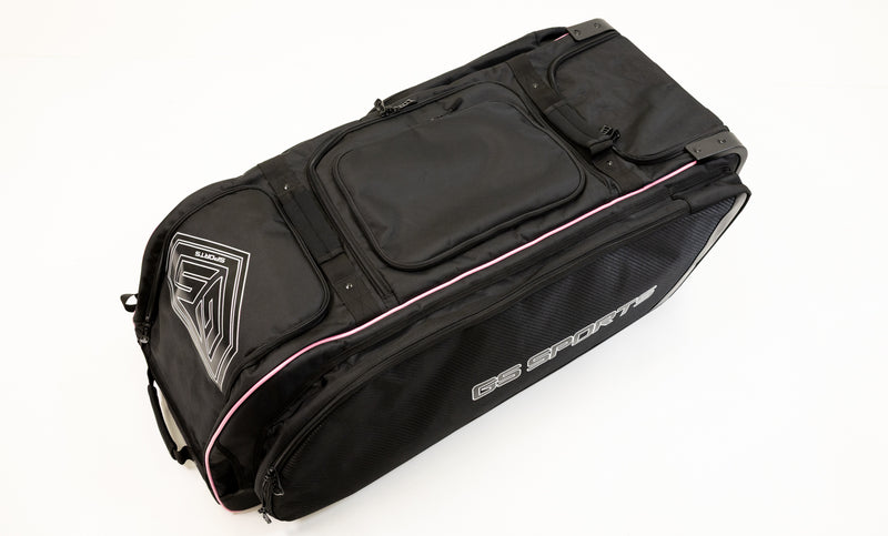GS Sports Supreme v2 Roller Bag - Black with Bubble Gum Pink Accents * LIMITED EDITION *