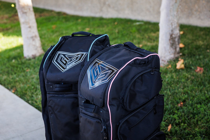 GS Sports Supreme v2 Roller Bag - Black with Bubble Gum Pink Accents * LIMITED EDITION *