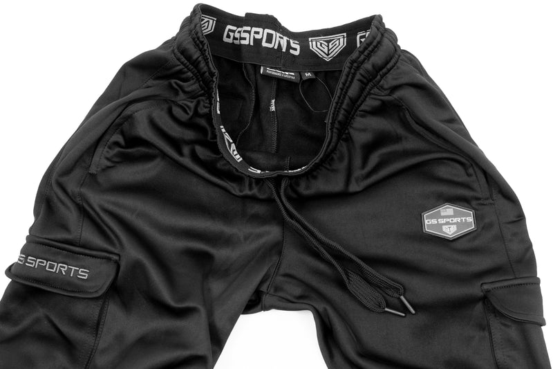 GS Sports Fleece Cargo Pants V7 - Black