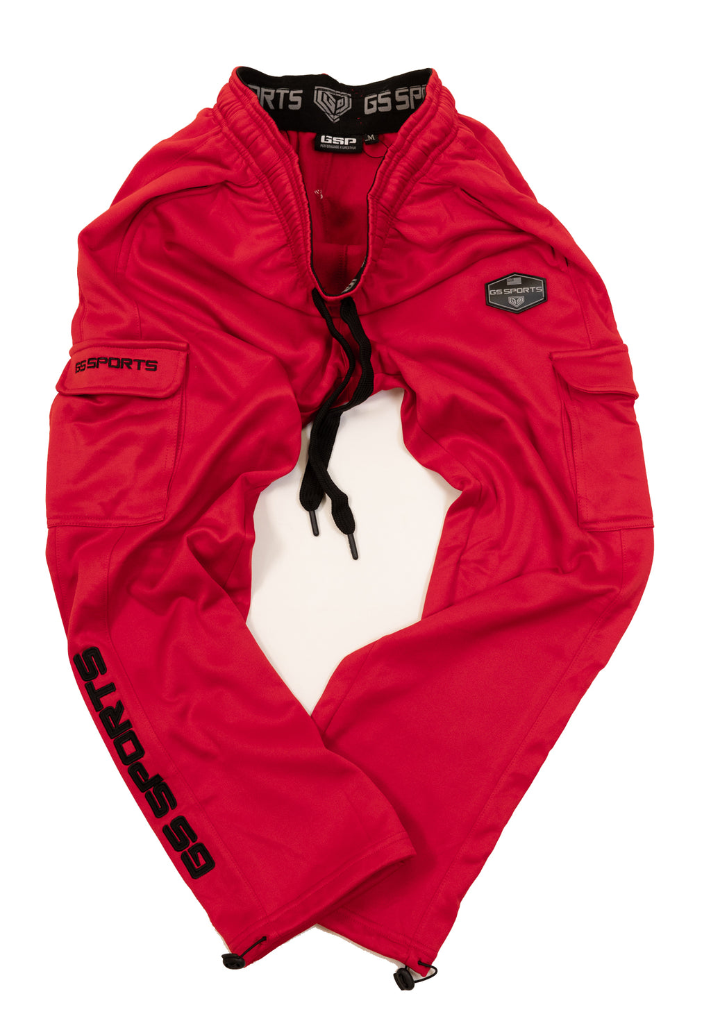 GS Sports Fleece Cargo Pants V7 - Red