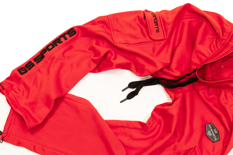GS Sports Fleece Cargo Pants V7 - Red