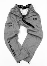 GS Sports Fleece Cargo Pants V7 - Heather Grey