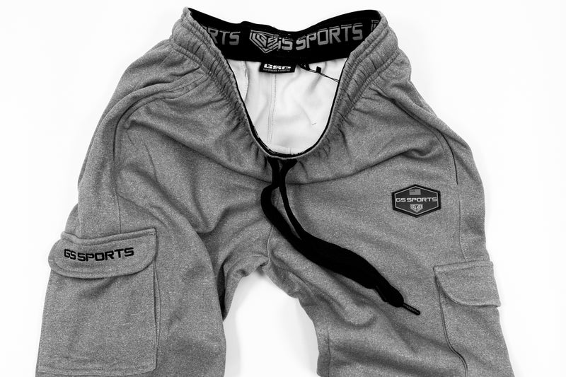 GS Sports Fleece Cargo Pants V7 - Heather Grey