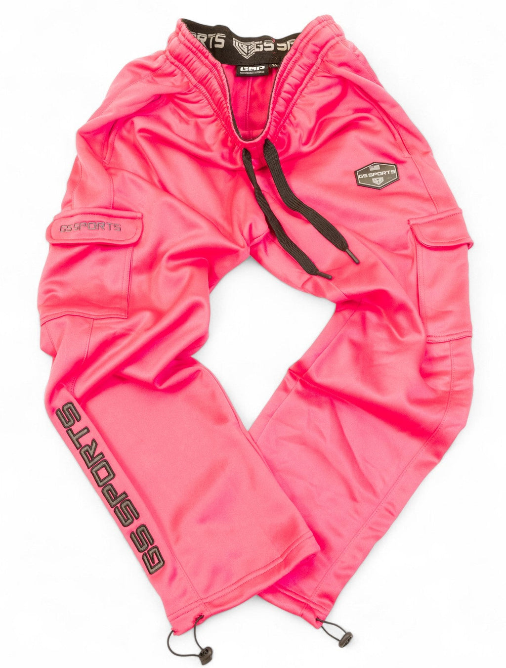 GS Sports Fleece Cargo Pants V7 - Neon Pink
