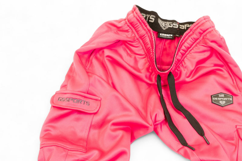 GS Sports Fleece Cargo Pants V7 - Neon Pink