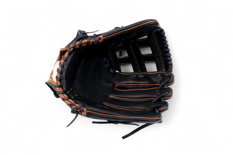 GS Sports Pro Series H Web Ball Glove - Black and Brown