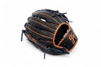 GS Sports Pro Series H Web Ball Glove - Black and Brown