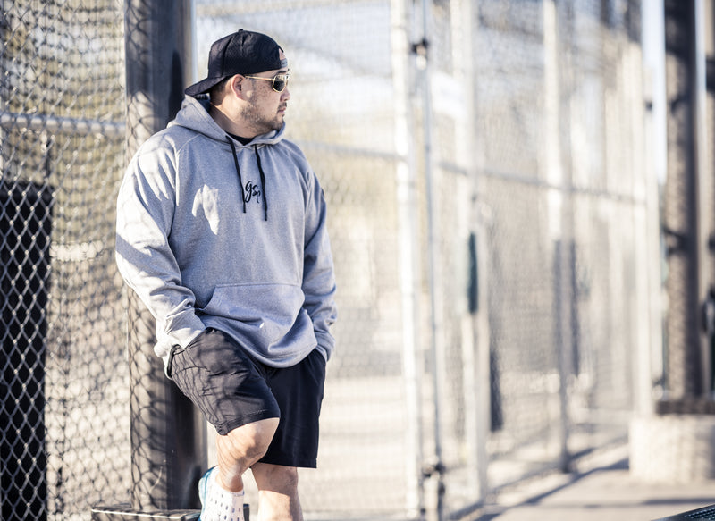GSP Performance Fleece Hoodie - Heather Grey