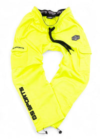 GS Sports Fleece Cargo Pants V7 - Highlighter Yellow
