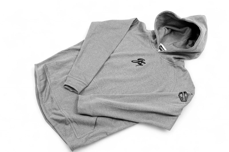 GSP Performance Fleece Hoodie - Heather Grey