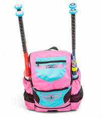 GS Sports Apex Backpack - Pink / Teal