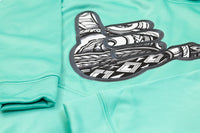 GSP Performance Fleece Hoodie - Mint Tribal Shaka