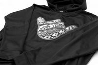 GSP Performance Fleece Hoodie - Black Tribal Shaka