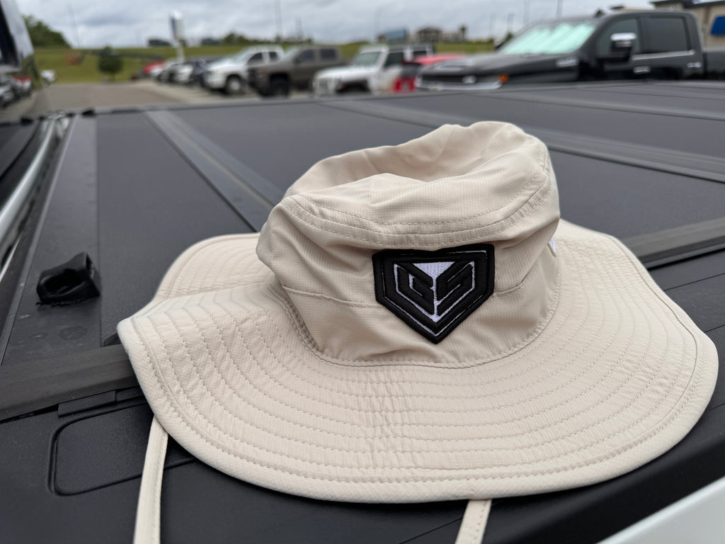 GS Sports Crest Bucket Hats - Tan