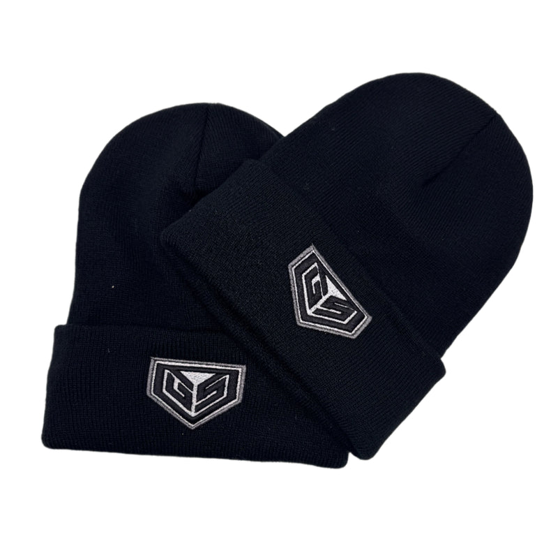 GS Sports Crest Lined Beanie - Black