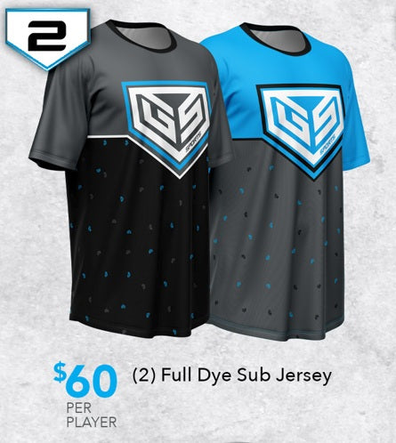 Custom Team Uniform Package 2 - $60 per player