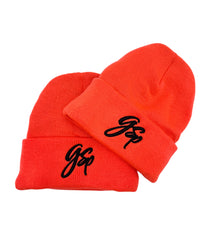 GSP Scripted Lined Beanie - Blaze Orange