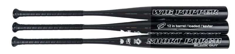 2025 Short Porch Wig Popper Blackout SPIN TECH 1PC Senior Slowpitch Softball Bat