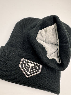 GS Sports Crest Lined Beanie - Black