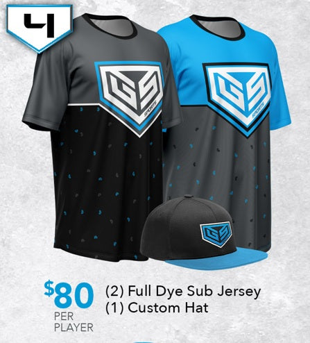 Custom Team Uniform Package 4 - $80 per player
