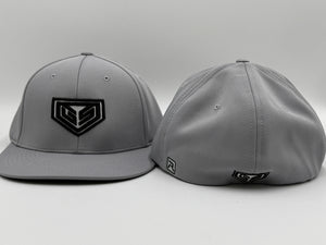 GS Crest Flexfit Hat - Grey with Black