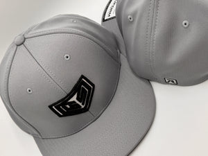 GS Crest Flexfit Hat - Grey with Black