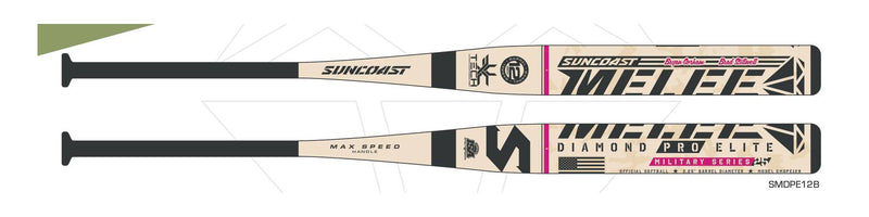 2025 Suncoast Melee Diamond Pro Elite 12" Balanced 2PC Senior Softball Bat