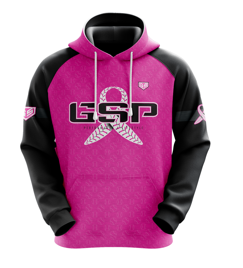 Breast Cancer Awareness Stitch Fleece Hoodie