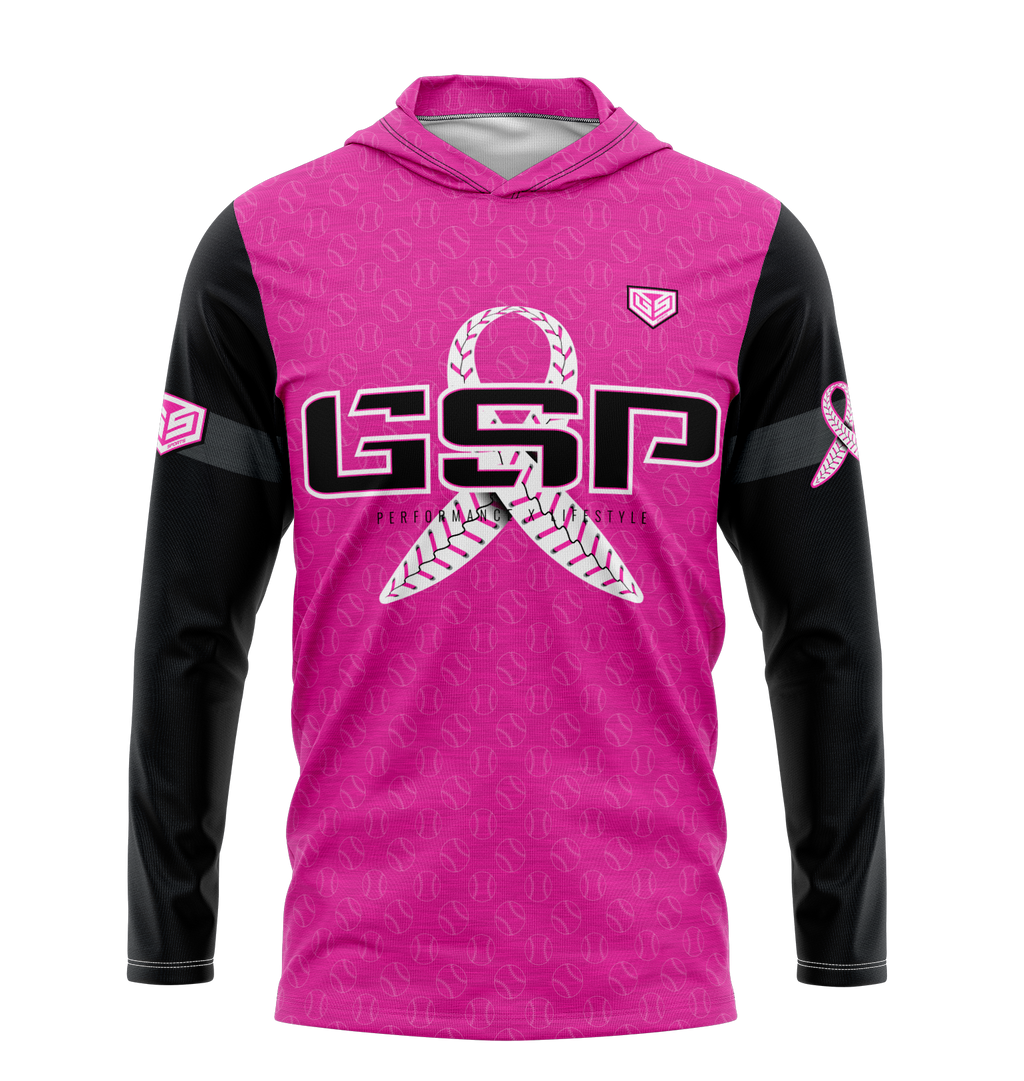 Breast Cancer Awareness Stitch Lightweight Pullover